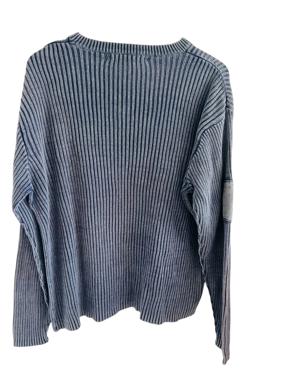 Retrofit Ribbed Crewneck Sweater View 2